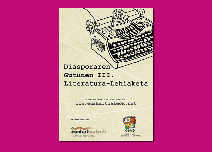 Poster announcing the third Letters from the Diaspora contest