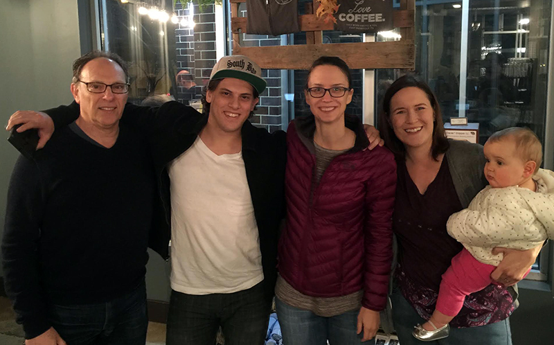 From left to right, Tom, Vincent, Nicole, Amaya, and Bibi, at the first meeting of the Club (Photo: N.W.)