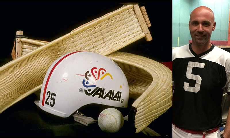 Juan Mari Fundazuri played for almost twenty years as a pro Jai Alai player and served as the union rep since January 2015 (Photos: J.M.F.)