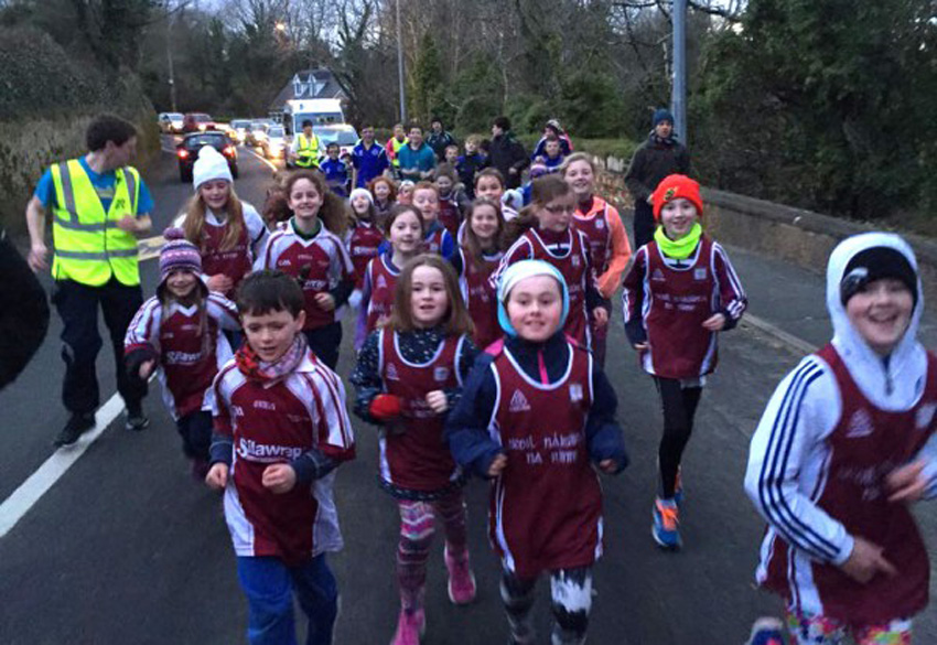 Young Irish running in the last edition of Rith