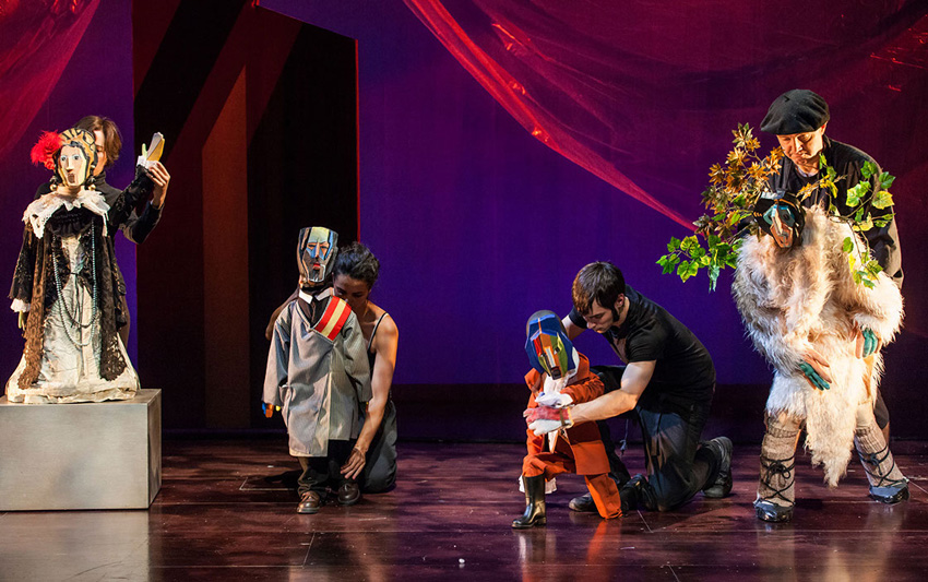 Una representación de la ópera infantil "El gigante de Altzo" (foto Figurat.net)