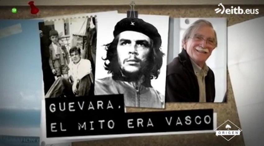 "Ché. El  mito era vasco" lleva a Juan Martín Guevara, hermano del Ché, a buscar sus raíces en Araba, en el programa "Origen" (imagen ETB)