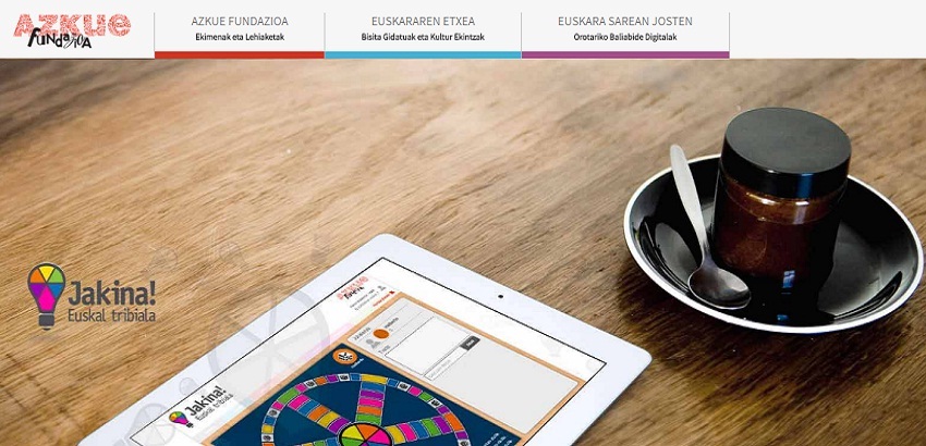 Jakina!, el Trivial vasco, es uno de los juegos que ofrece el listado de apps de Azkue Fundazioa