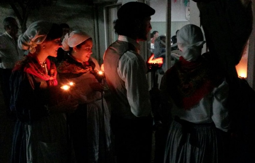   The Olentzero came to the Euskal Jatorri Basque Club in Posadas