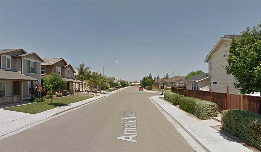 Amatchi Drive Tracy, CA (photo Google Maps)