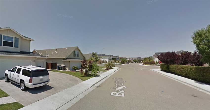 Baigorry Court Tracy, CA (foto Google Maps)