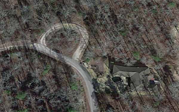 Biarritz Circle, Hot Springs Village, AR (Google Earth)