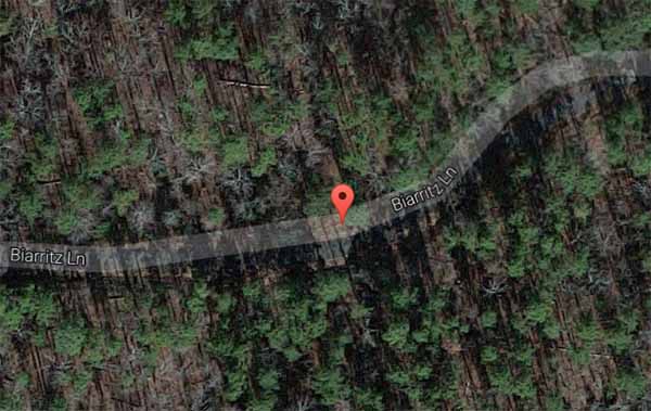 Biarritz Lane, Hot Springs Village, AR (Google Earth)