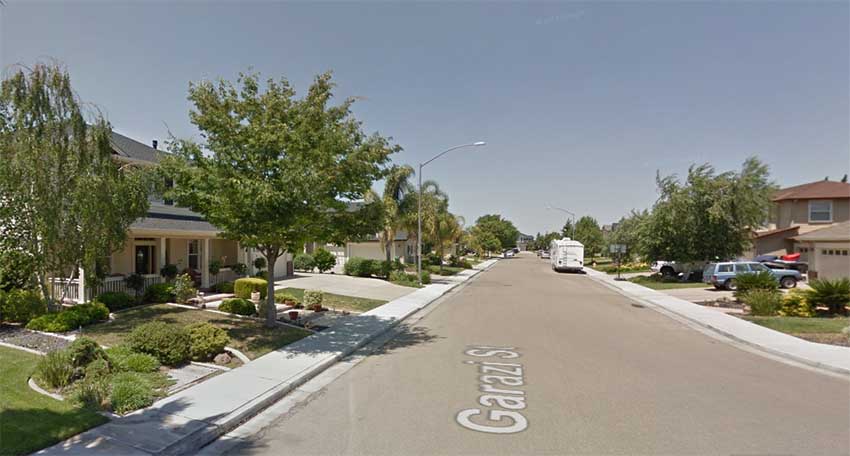 Garazi Street Tracy, CA (arg. Google Maps)