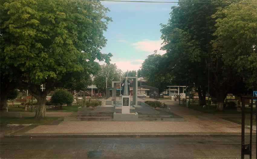 Plaza de Armas de Gorbea (foto Arnoldo González)