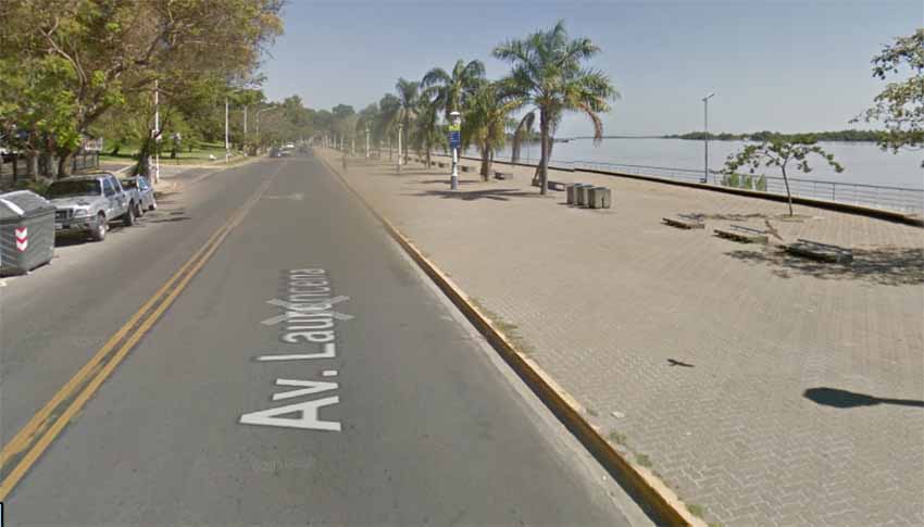 Avenida Laurencena, Paraná (Google Earth)