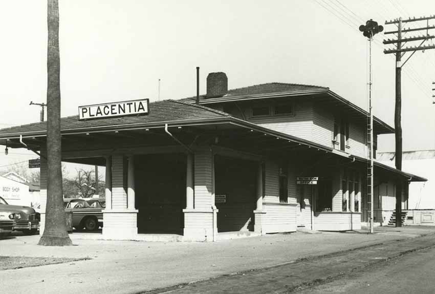 Old station, Placentia, CA (photo Kshs.org)