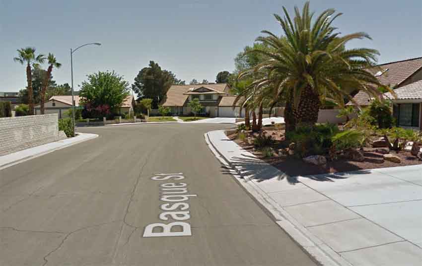 Basque St, Las Vegas, NV (foto Google Earth)