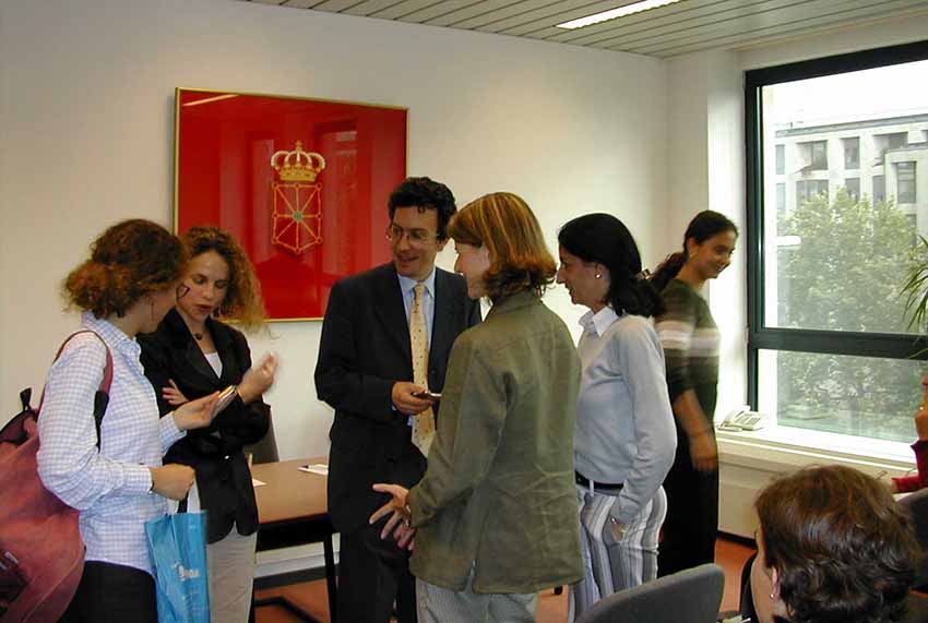 Imagen de archivo del interior de la Delegación de Navarra en Bruselas