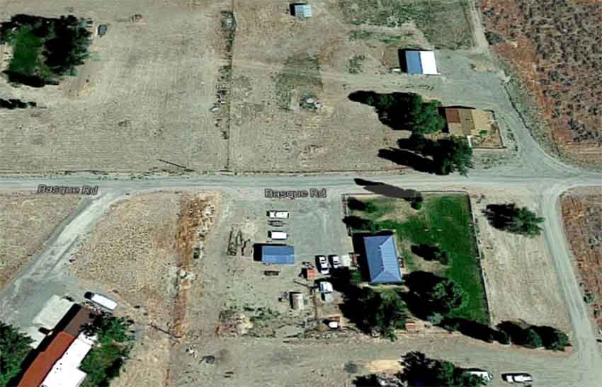 Basque Road Orovada Nevada (arg. Google Earth)