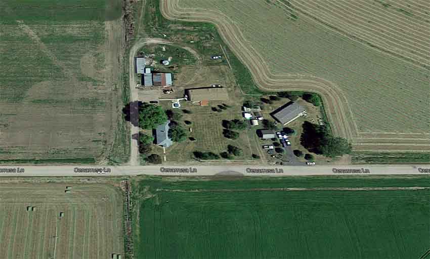 Cenarrusa Lane Carey Idaho (foto Google Earth)