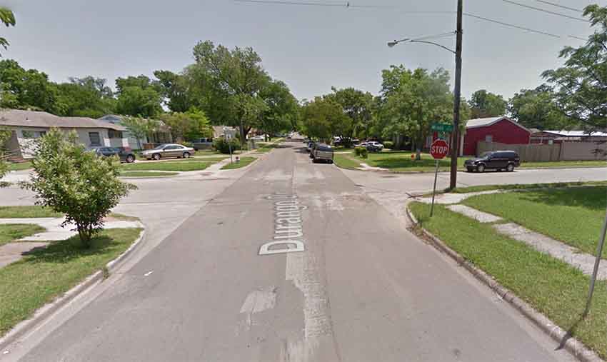 Durango Drive Dallas Texas (arg. Google Earth)