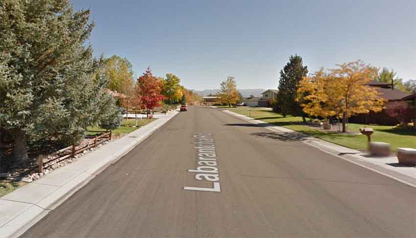 Labarantcha Road Minden Nevada (photo Google Earth)