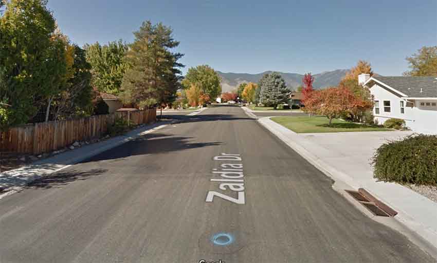 Zaldia Drive Minden Nevada (photo Google Earth)