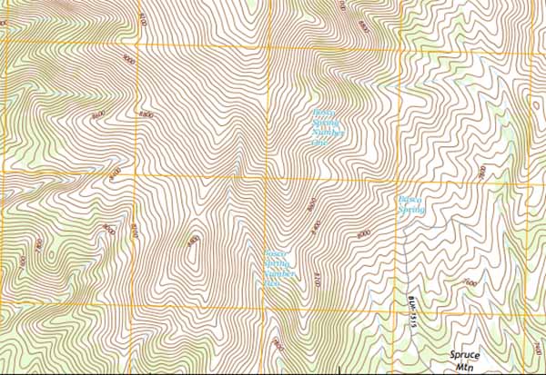 Basco Spring, Elko County, NV (photo US Topo-Google)