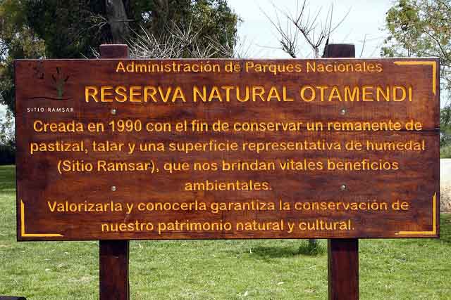 Otamendi Natural Reservoir (photo Loma Verde Noticias)