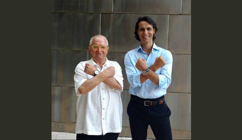 Juan Mari Arzak e Igor Yebra en un reciente reportaje poblicado por Smoda de El País (foto Gianfranco Tripodo)