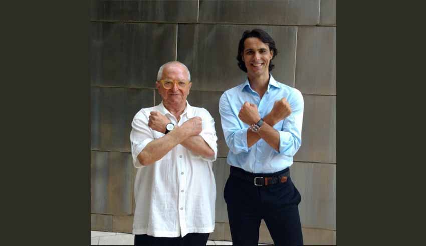 Juan Mari Arzak and Igor Yebra in a recent article published by Smoda in El País (photo Gianfranco Tripodo)