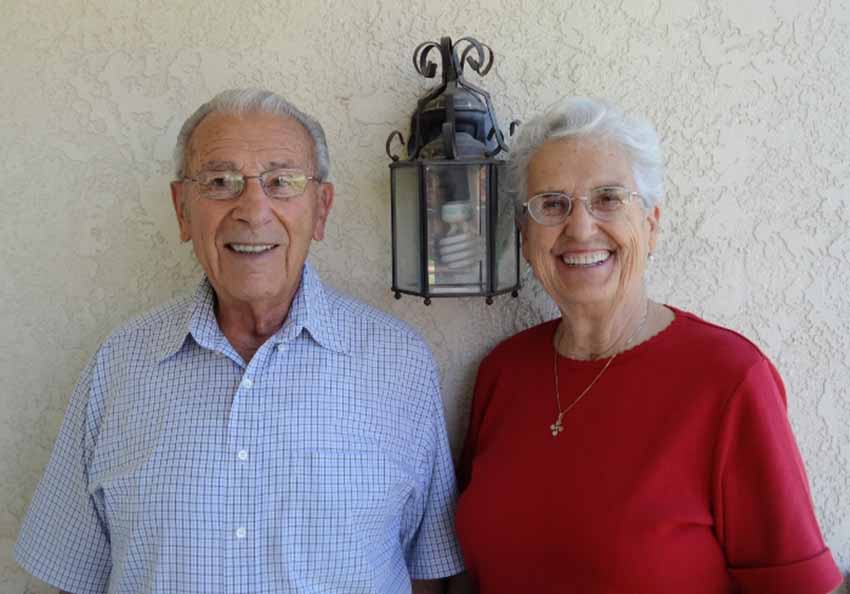 John y Grace Mainvil (2014). Nuestras más sinceras condolencias a John y a sus hijas Janice, Joanne, Louise y Linda y sus familias (foto EuskalKultura.com)