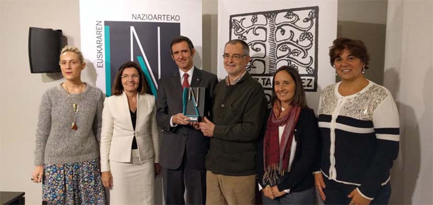 ENE Saria 2017 prize awarded the Euskal Echea institution in Buenos Aires City (photo Eusko Ikaskuntza)