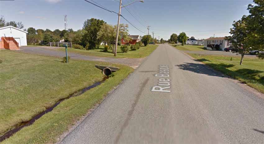 Rue Basque, Canton des Basques, NB (photo Google Earth)