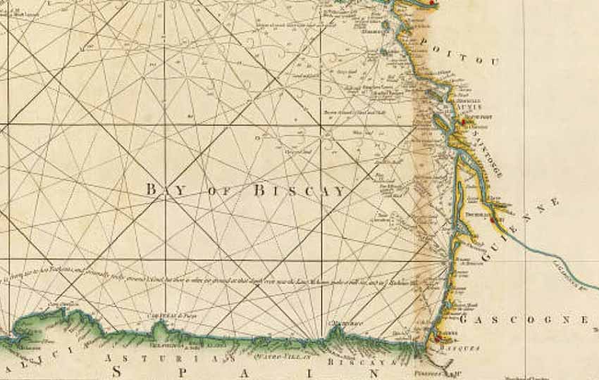 El Biscay toma su nombre de la Biscay Bay, Bahía de Bizkaia