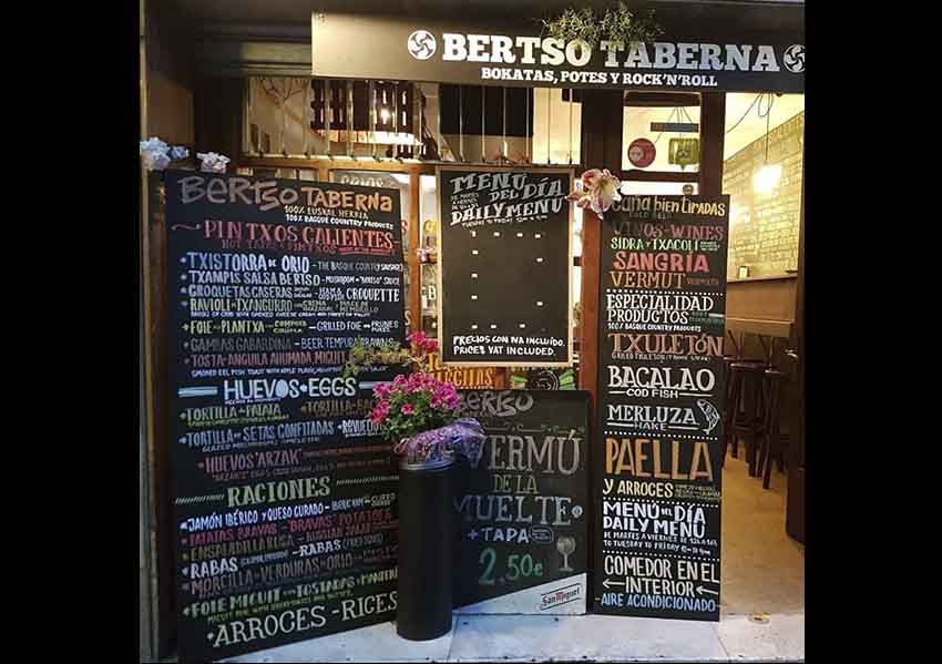 Bertso Taberna Basque restaurant, Barcelona