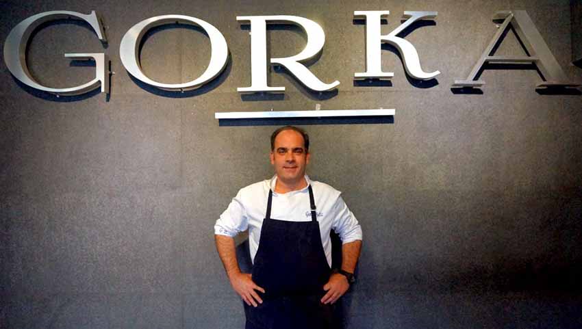 Chef Gorka Bátiz del Gorka Altamar (foto Alursita.com)