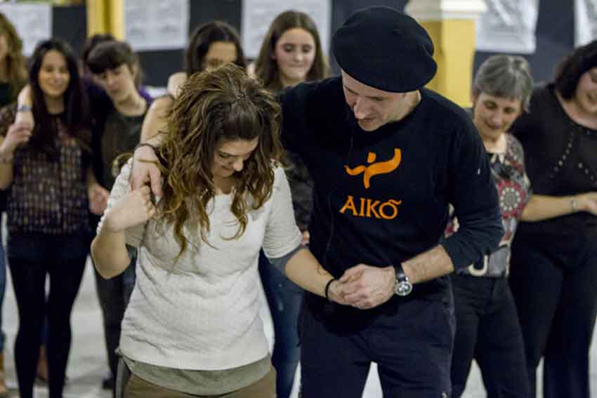 Patxi Laborda, dance master at an Aiko Taldea course