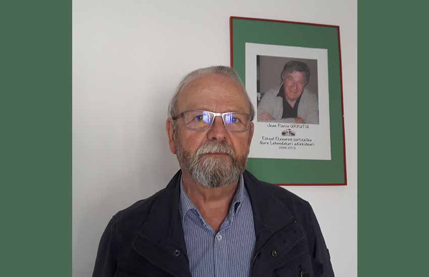 Michel Lagan has been the president of the Lagunt eta Maita Basque Club in Pau since his election in 2017