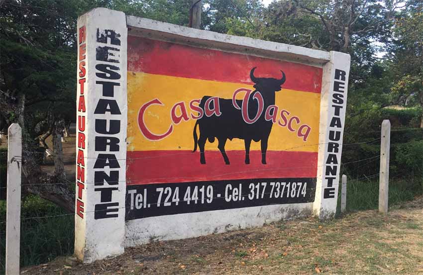 Casa Vasca jatetxea San Gil, Santander dep., Kolonbian
