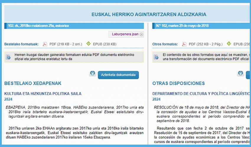 HABEk kudeatutako azken deialdia da 2017-2018 ikasturtekoa, aurrerantzean Etxepare Euskal Institutuaren baitan kokatuko baita 'Euskara Munduan'