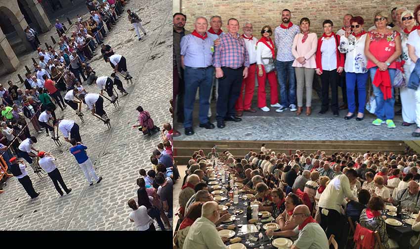 Images of the Day of the Absent Navarro celebrated last Saturday in Gares-Puente La Reina, Navarre (photos Government of Navarre) 