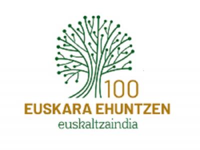 Logo for Euskaltzaindia's Centennial Celebration