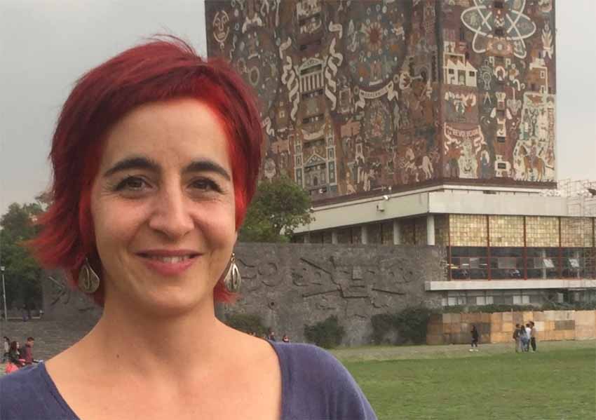 Haizea Elizondo Gorroño, lectora de Lengua y Cultura Vasca en la UNAM de Ciudad de México (foto EI)