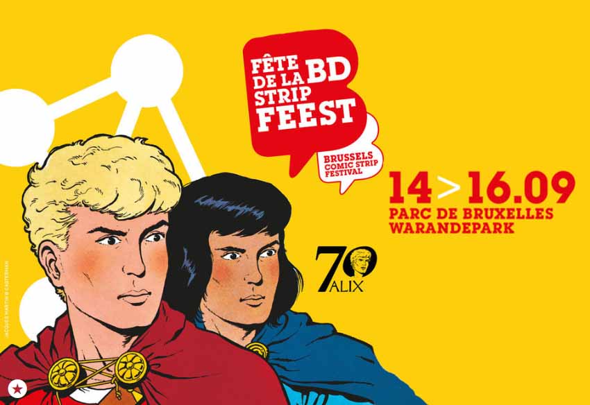 Bruselako Fete de la BD -Strip Feest komikiaren festa asteburu osoan garatuko da hiriburu europarrean, euskal komikia partaide