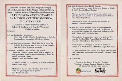The event will begin this Thursday at the College of Saint Ignatius of Loyola, “Vizcainas,” in the capital city