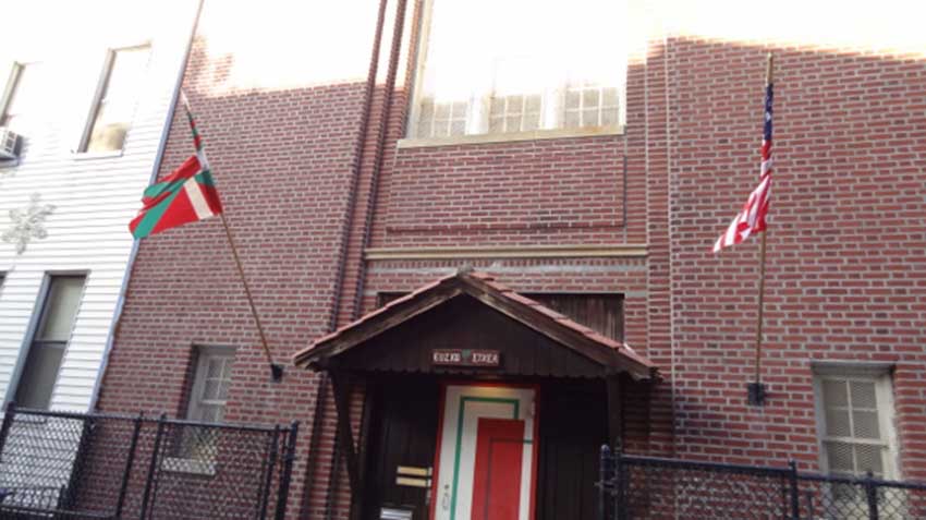 Eusko Etxea of New York.  Founded in 1913, the oldest Basque club in the states (photo EuskalKultura.com)