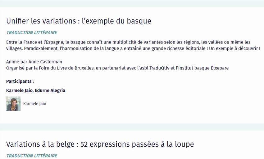 Karmele Jaiok eta Edurne Alegriak ostegun honetan hartuko dute parte Bruselako 50. Liburu Azokan