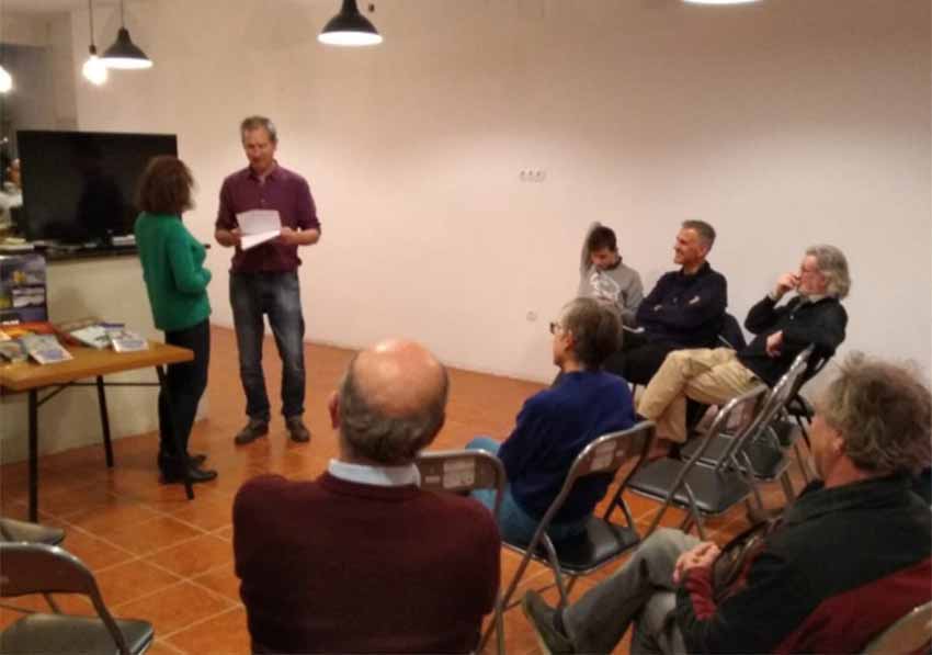 Entrega de premios del VI. Concurso Literario de Cartas de la Diáspora, el pasado 25 de enero en Euskal Etxea de Valencia