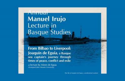 Talk about the life of Joaquin de Eguia this Wednesday by Miren de Eguia (Liverpool John Moores University)