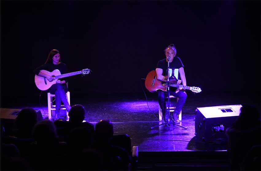 Joseba Gotzon’s concert on June 8th organized by the Basque Community Basque Club in Santiago, Chile (photo EEspañol)