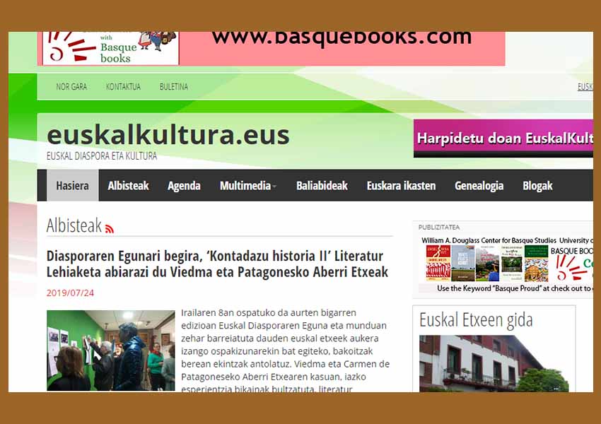 EuskalKultura.com ha pasado a ser EuskalKultura.eus