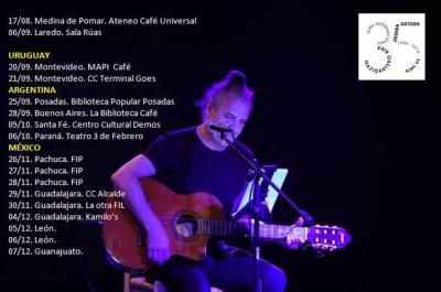 Singer Joseba Gotzon Varela will perform tomorrow in Pachuca to conclude his Mexican tour on December 7th