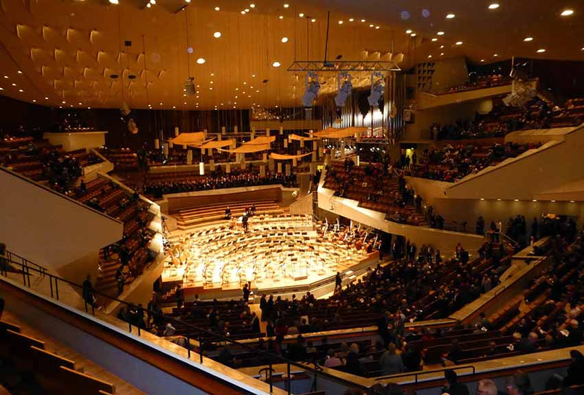 Palace of the Berlin Philharmonic where the ceremony will take place